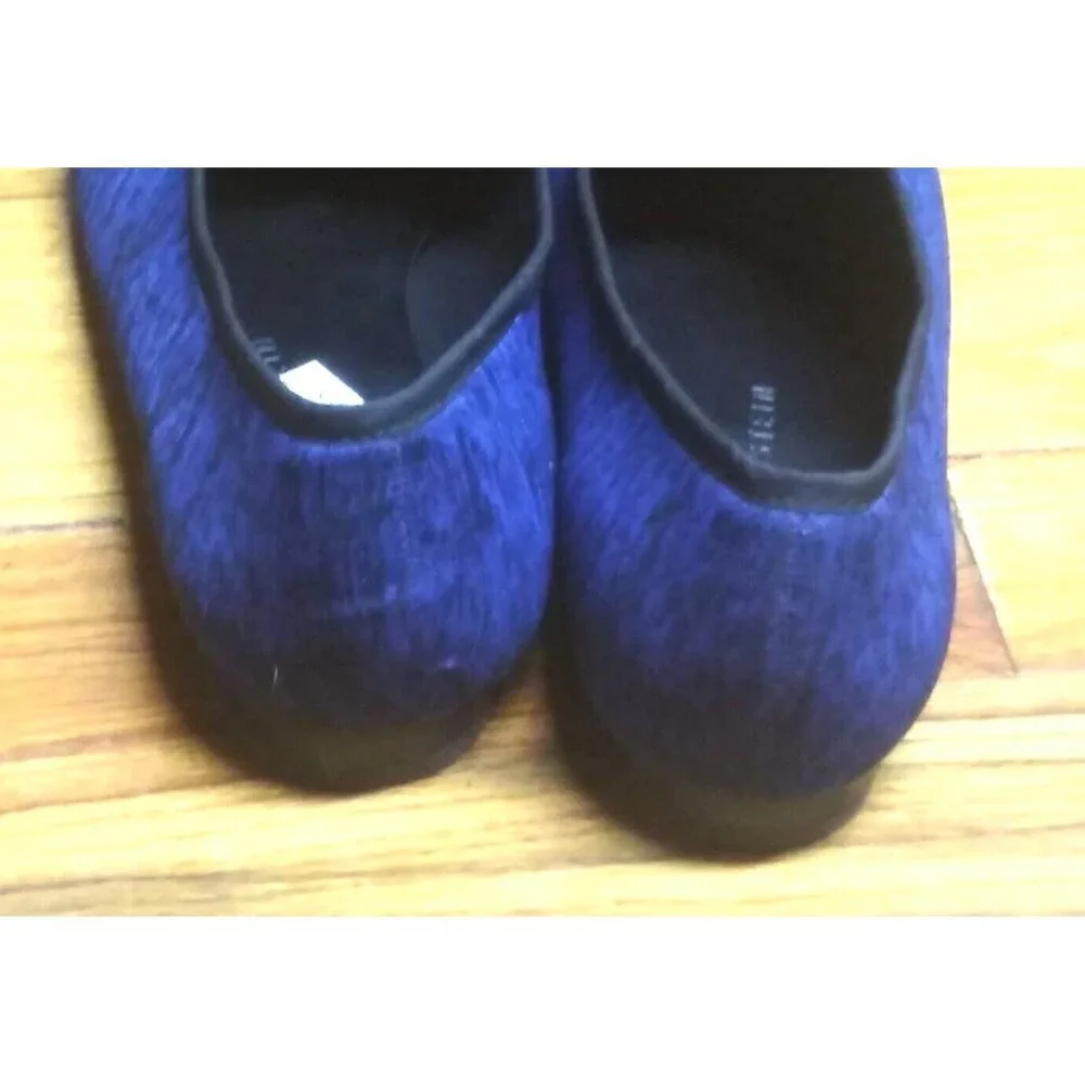 Lori Goldstein Womens Sasi Slip-On Shoes US Sz 7.5 M UK 38 blue SOFT COMFORT EUC